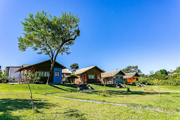 Cabanas aconchegantes. Desfrute da natureza e praia